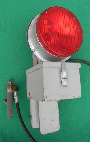 Vintage Starlite Railroad Warning Light End Of Train Red Light