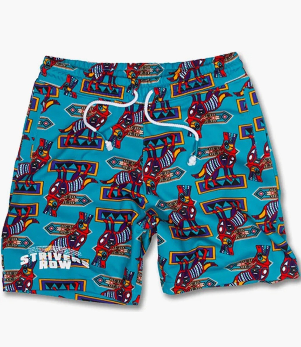 FILA Strivers Row pantaloncino uomo no traccia coulisse blu lago taglia XL 36 NUOVO CON ETICHETTE