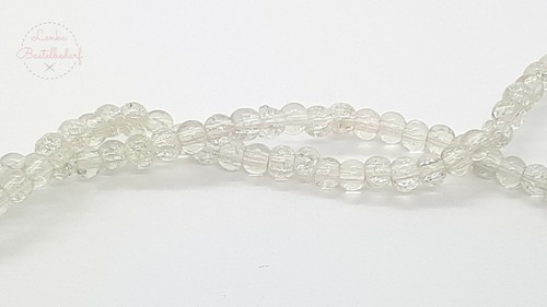 100 Stück - 4 mm Crackle Perlen, Crackle Glas, Kugeln, Craquelé/Crash Crackle - Bild 9 von 30