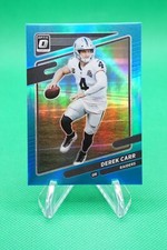 2021 Donruss Optic Base Aqua SP /299 #41 Derek Carr Las Vegas Raiders CDW