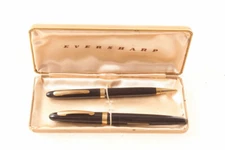 Vintage Eversharp Fountain Pen & Mechanical Pencil Set In Case