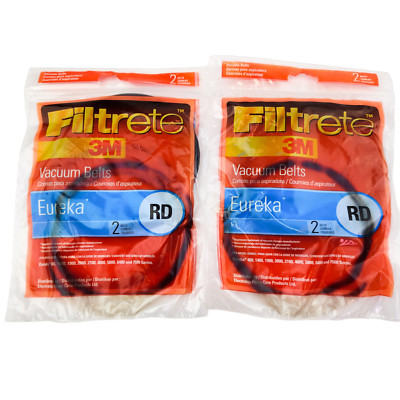 Eureka RD Vacuum Belts 3M Filtrete 2Pc 2 Packs