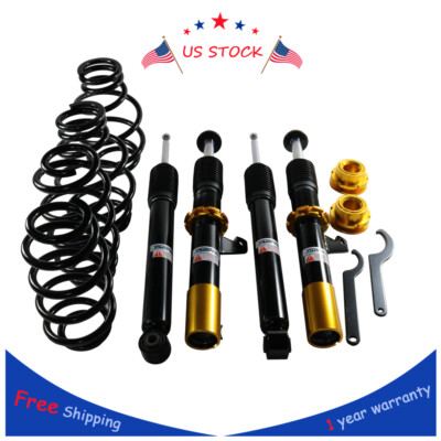 Set(4) Coilover Struts For 2006-2014 VW MK5 MK6 GOLF/JETTA Suspension Spring Kit