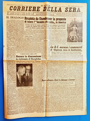 CORRIERE DELLA SERA 20 MARCH 1958 VAN LOOY VINCE MILANO-SANREMO