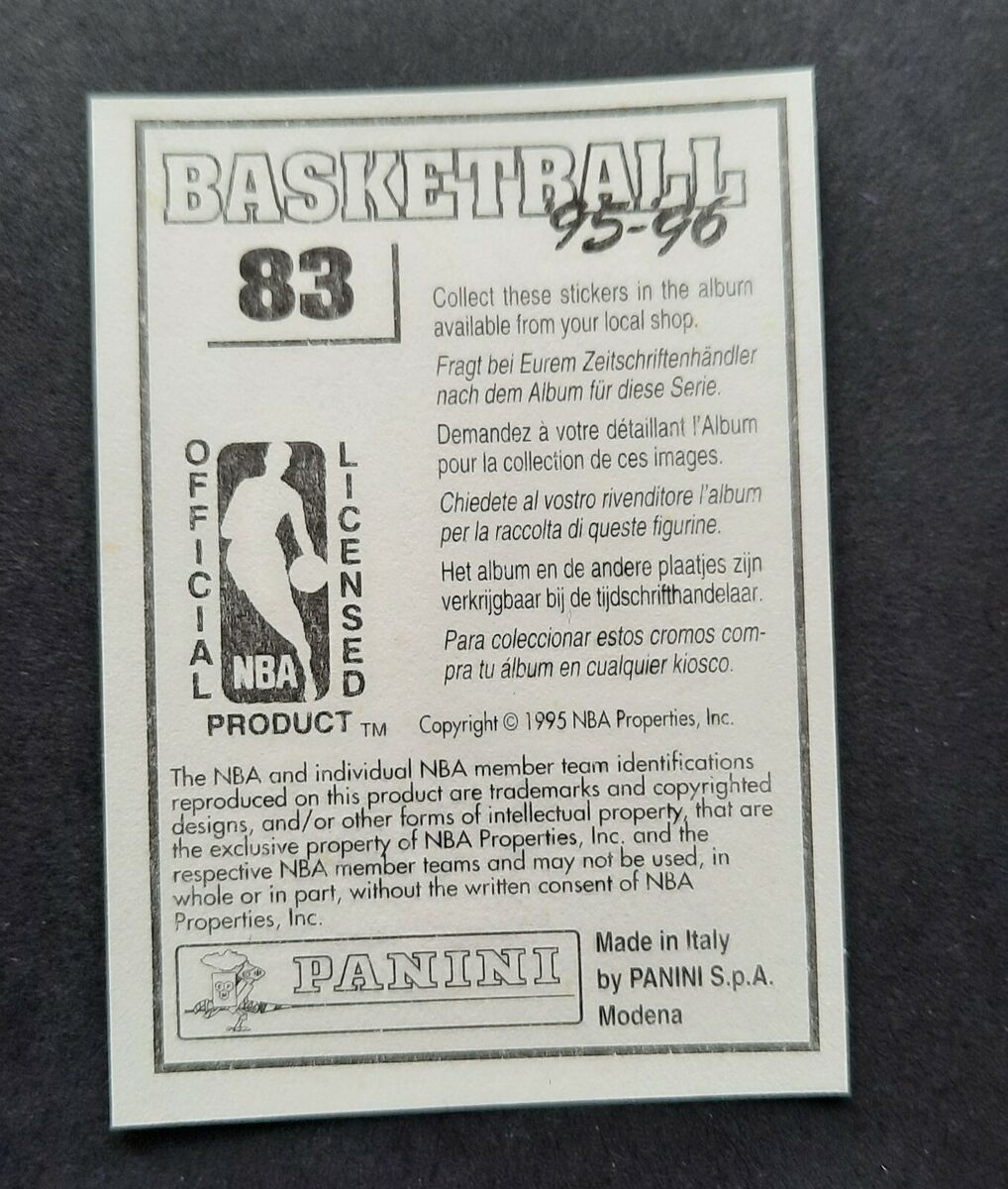 Panini NBA Basketball 95-96 Rare Michael Jordan #83 Rare Panini NBA Basketball 95-96 Rare Michael Jordan #83 Rare