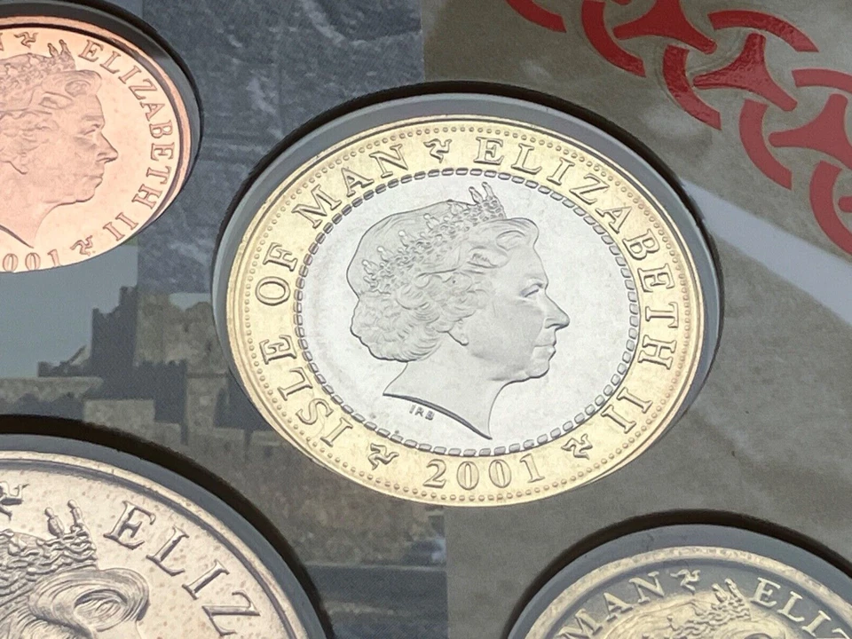 2001 ISLE OF MAN BRILLIANT UNCIRCULATED TWO 2 POUND COIN BU - Image 2 of 4