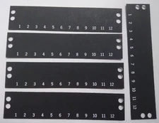 Lot of 5 New Terminal Block ID Markers MS-12-140