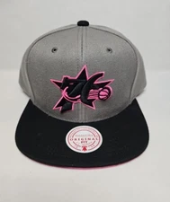 Philadelphia 76ers Mitchell & Ness Neon Lights HWC Adjustable Snapback Hat Cap