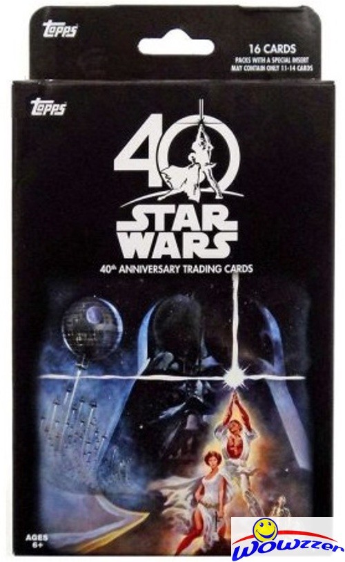 2017 Topps Star Wars 40th Anniversary EXCLUSIVE Factory Sealed Hanger Box