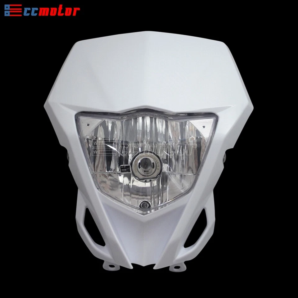 Luz de faro blanca para Yamaha YZ YZF WRF TTR 125 250 400 450 426 WR250F Foto 3 de 4