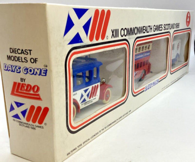XIII Commonwealth Games 1986. 3er Set. Days Gone Lledo.