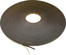 JVCC Medium-Density PVC Foam Tape 1/4 in x 50 yds. x 1/16 in thick, Single Sided
