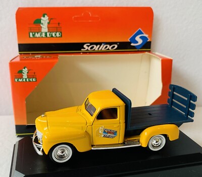 Solido L Age D Or Dodge Pickup Truck (4430) In Yellow  Sunlight Soap , MIB