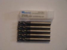 5 each 1/4" X 1/2" x 2" Mastercut Power A Carbide End Mills