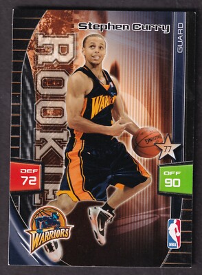 Stephen Curry 2009-10 Panini Adrenalyn XL Rookie Card PSA 6