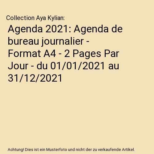 AT-A-GLANCE - Recharge De Calendrier De Bureau Quotidien 2026 2 Pages Par Jour 6 Po H X 3 12 Po L Bilingue