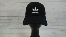 Adidas Originals Black Baseball Cap - White Logo - Adjustable One Size