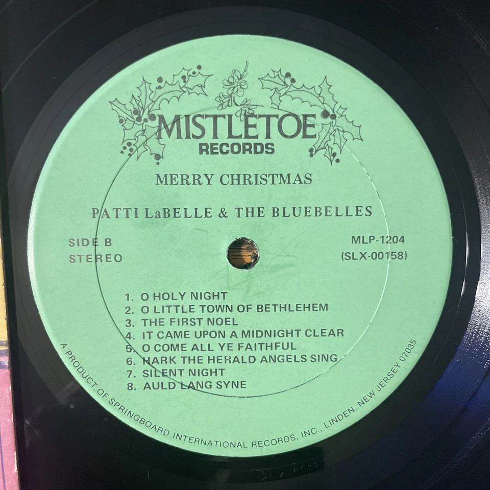 Patti LaBelle And The Bluebelles Merry Christmas LP Mistletoe Stereo Holiday EX! - Image 3 of 4