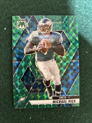 2025 Mosaic Green Mosaic Prizm #215 Michael Vick Eagles