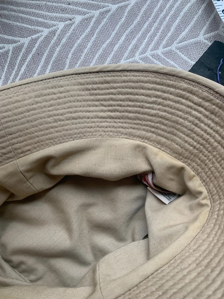 Sombrero Banana Republic Safari Bush Boonie Talla XL Bronceado Exterior Hecho en Francia De Colección Foto 4 de 4