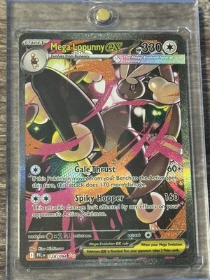 Mega Lopunny EX SIR 128/094 Phantasmal Flames Pokemon Card Near Mint