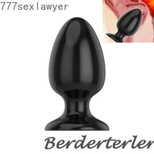 Giant Thick Anal Butt Plug Dildo Dong Anal Dilator Sucker Adult Massager Sex Toy