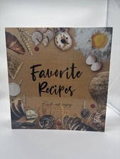 Recipe Binder 8.5x11, 3 Ring DIY Cookbook Binder Kit Complete Open Box