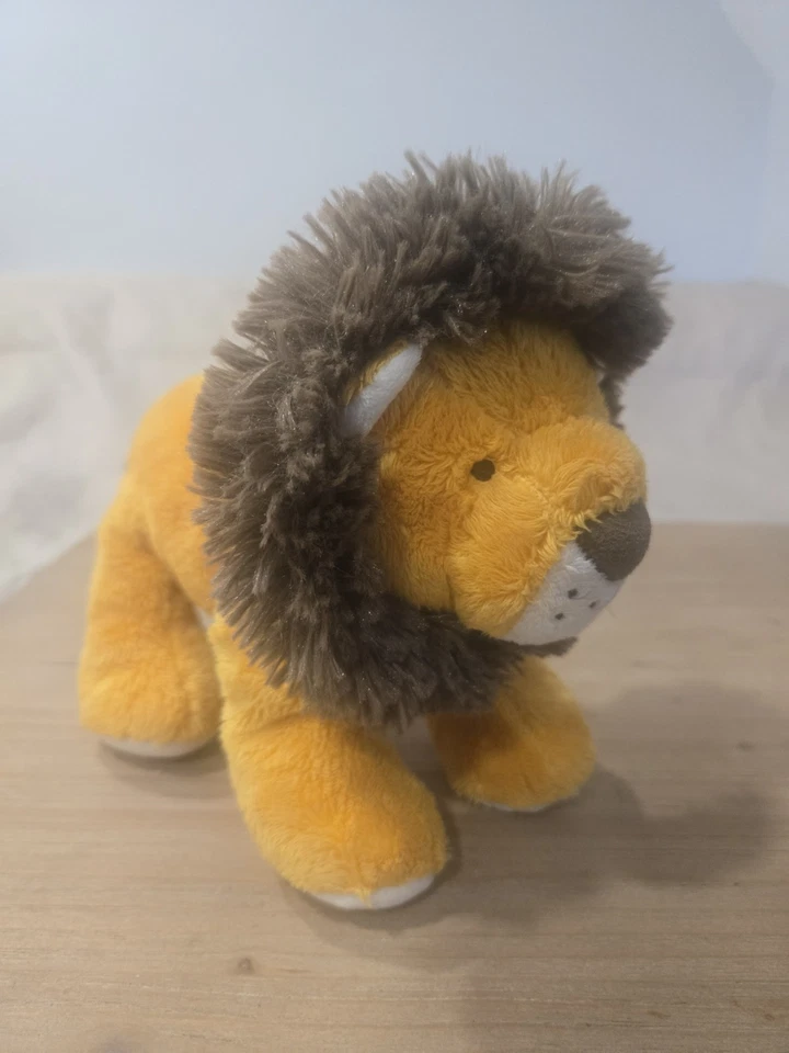 Brinquedo de pelúcia 9" Carter's leão bicho de pelúcia bebê Lovey Jungle 2015 - Imagem 3 de 4