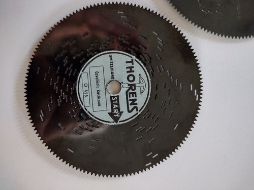 THORENS Set 5 dischi in metallo per carillon automatico AD 30 D SVIZZERA Faust Narc - Foto 2 di 8