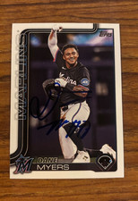 2025 Topps Dane Myers Miami Marlins Autographed Baseball Card #US228