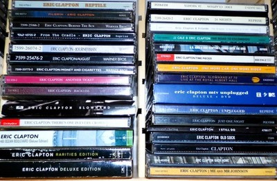 ERIC CLAPTON  - 37 CD inkl. 2 DVD Sammlung - Complete 1970 - 2016 - Rock Blues