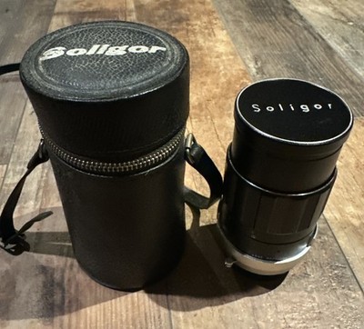 VINTAGE SOLIGOR 1:3.5 F=135MM MADE IN JAPAN With CASE & Lens CAPS