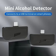 Digital Breath Alcohol Detector Portable Tester with Mobile Compatibility