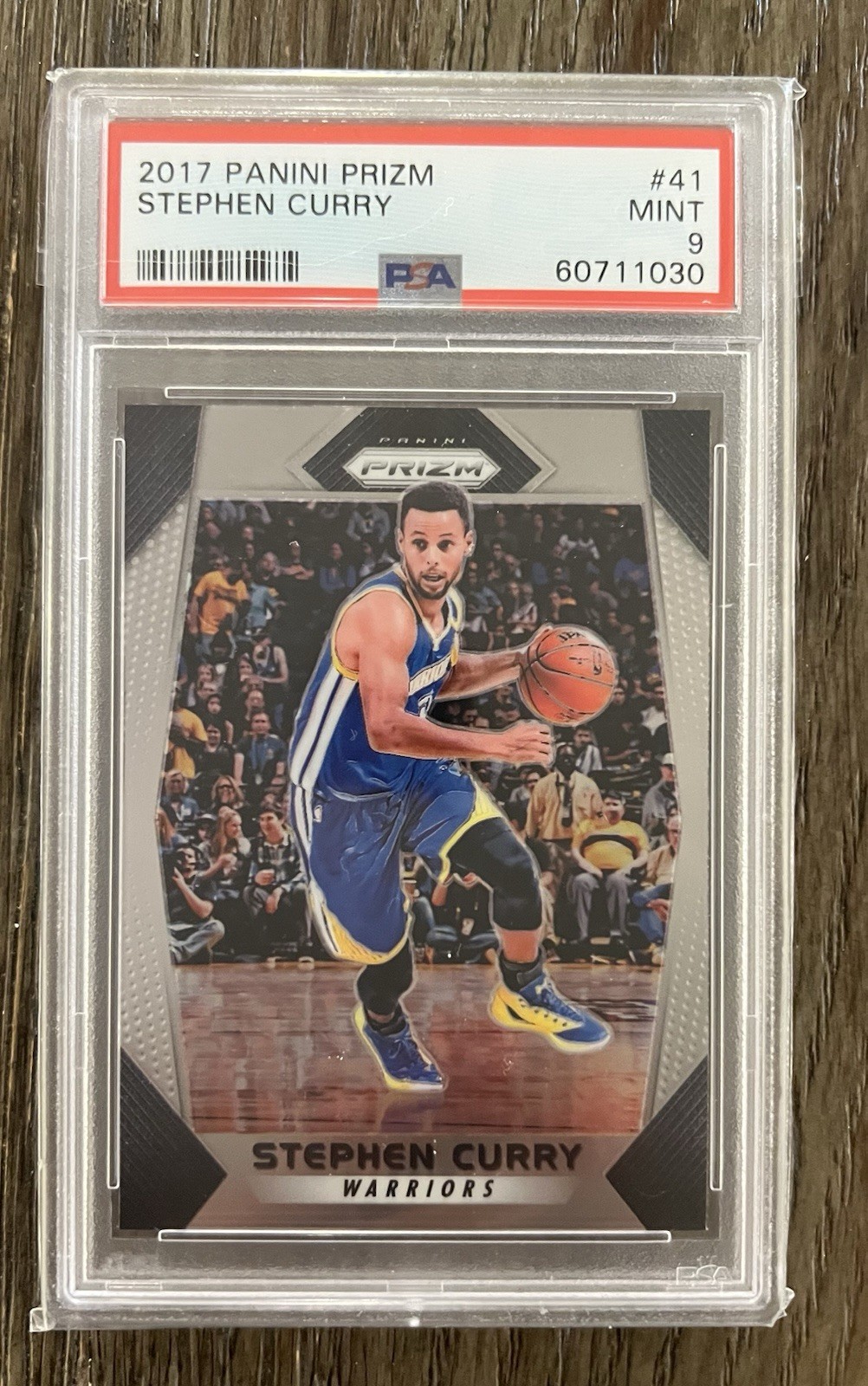 2017-18 Panini Prizm Stephen Curry PSA 9
