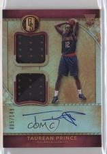 2016 Panini Gold Standard Rookie Jersey Double /149 Taurean Prince #249 Auto 1u6