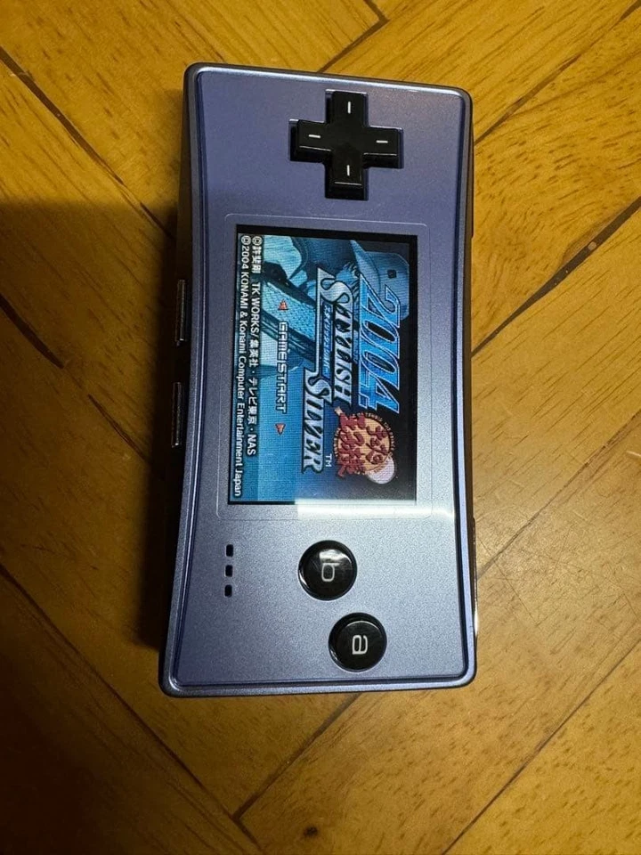 Nintendo Game Boy Micro Blue console Universal Handheld System+ GAMES - Image 4 of 4