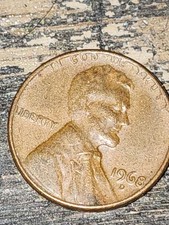 1968 D Lincoln Penny with Top Rim Error and 'L' on Rim