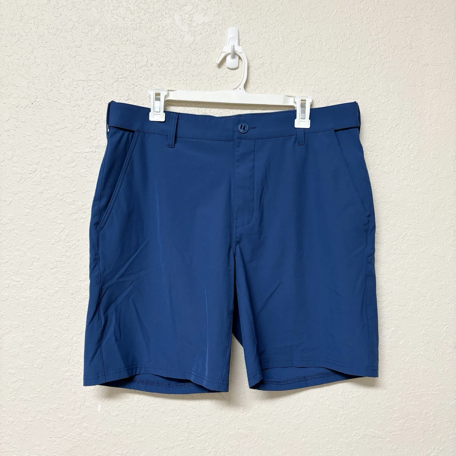 Huk Performance Fishing Shorts Mens Size L Blue Boat Stretch