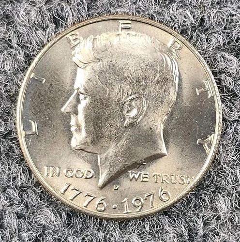 1976-D Bicentennial Kennedy Half Dollar Uncirculated Bank Roll