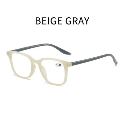 Anti-Blaulicht-Brille für Alterssichtigkeit, klassisches quadratisches Gestell