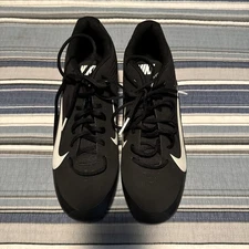 Nike Vapor Strike Baseball Cleats Mens Size 11 Black white Logo practically new