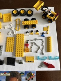 The LEGO 7633 City Construction Site Parts Lot Crane Wheels