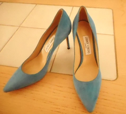 Jimmy Choo Blue Heels for Women for sale - eBay