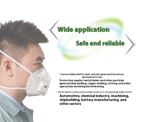 3M 50PCS Disposable Face Mask Particulate Respirator Industrial Protection Tools - Foto 9 di 11