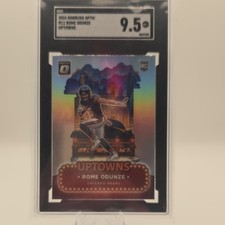 2024 Donruss Optic Uptowns Rome Odunze SGC 9.5