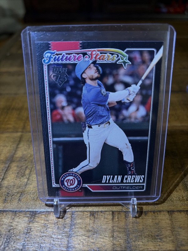 2026 Topps Series 1 ~ Dylan Crews  #86 ~ Black Border /75 ~ Nationals