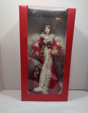 Kurt Adler UL  Red and Ivory Angel Treetop 10-Light Between 15-16 Inch