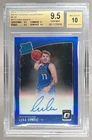 Luka Doncic 2018 Panini Donruss Optic #177 Blue RC Rated Auto 33/49 BGS 9.5/10