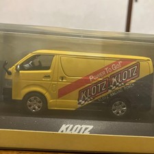 Kyosho 1/43 Toyota Hiace KLOTZ Racing Power Yellow Model Van