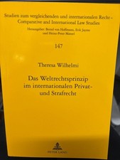 Das Weltrechtsprinzip im internationalen Priv...